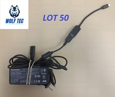 LOT 50 OF 45W Dell Chromebook Lenovo HP Samsung Type-C USB-C Laptop Charger