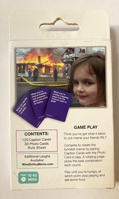 What Do You Meme? On The Go! Card Game A Bite Sized Game For Meme Lovers  810816030067 | eBay