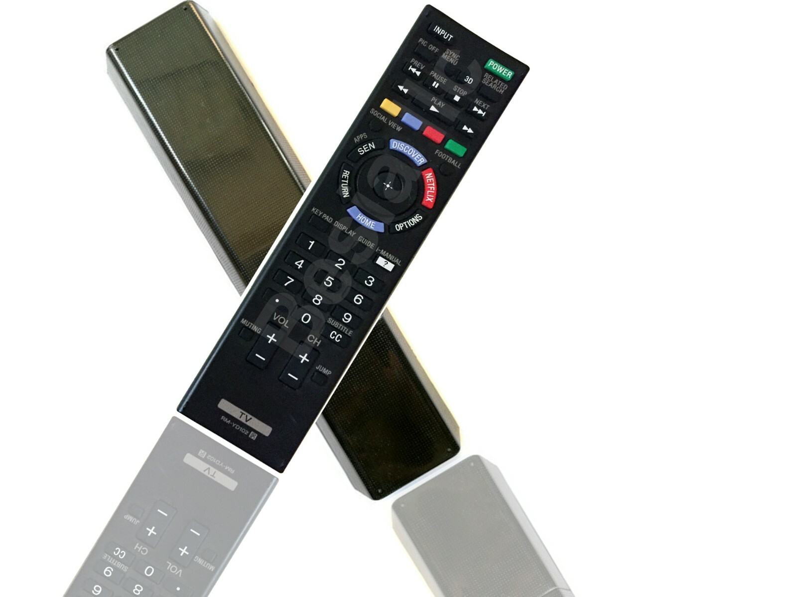 New Universal Replace Remote RMYD102 for Sony Bravia TV RMYD102 RM