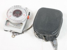 Gossen CDS Deluxe Light Exposure Meter. With Metal Strap. Rare model.