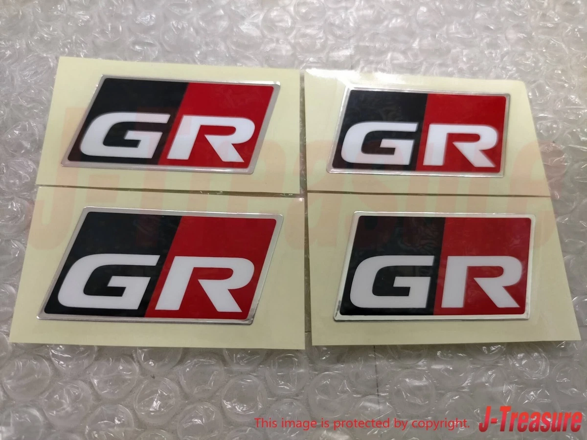 TOYOTA GR SPORT Genuine GR Logo Discharge Tape 50mm x 25mm Set of
