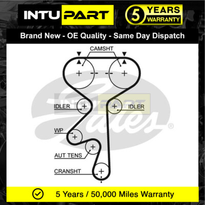 Fits Vectra Omega Astra Calibra Cavalier Lacetti Tacuma IntuPart Timing Cam Belt