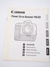 Canon Power Drive Booster PB-E2 Istruzioni