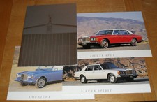 Rolls Royce Silver Spur - Silver Spirit - Corniche Brochure 1986-1987