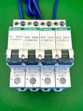 Crabtree RCBO 61/BM0630 61/BM1030 61/BM1630 61/BM2030 61/BM3230 61/BM4030