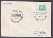 Sonderstempel 1985 Berlin Zeitung der LDPD "Der Morgen"