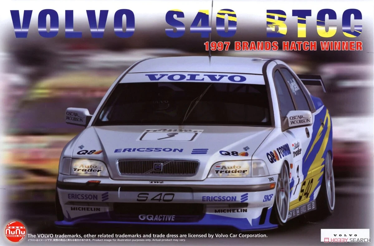 1/24 ボルボ S40 1997 BTCC ブランズハッチ ウィナー　完成品 1/24 Volvo S40 1997 BTCC Brands Hatchwinner 