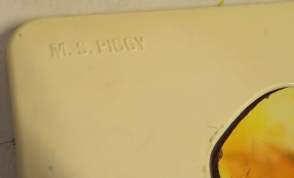 RARO 1981 MISS M.S. Puzzle de plástico PIGGY & KERMIT Fisher-Price Muppets Henson Foto 3 de 4