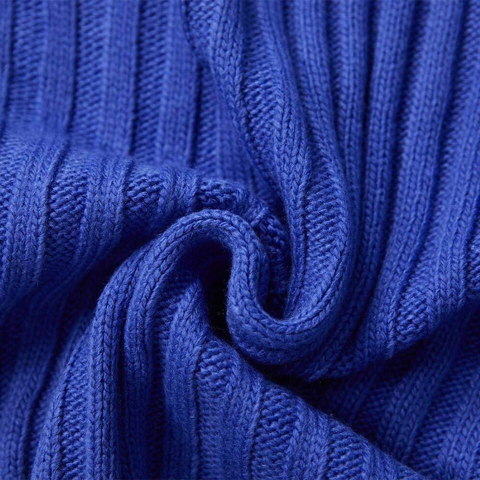 Trendy Solid Color Turtleneck Sweater for Men Stylish Winter Knitwear ...
