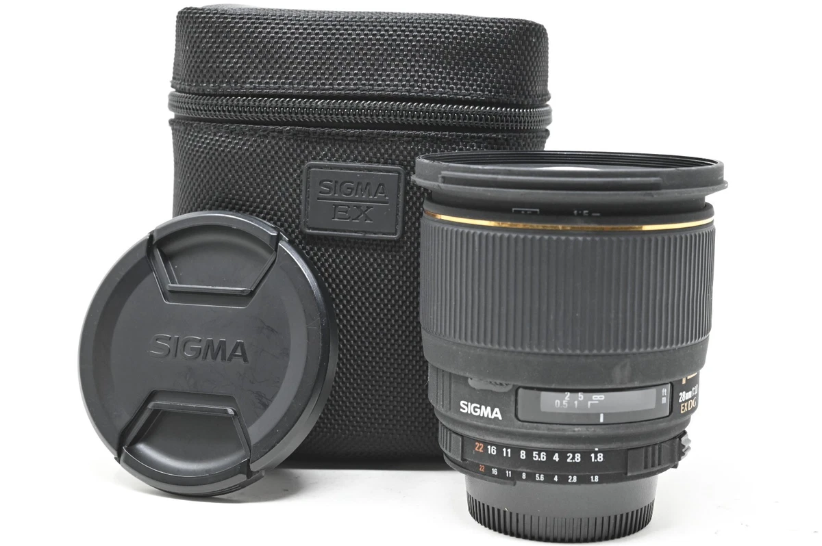 ♥︎◇美品♪ ◇フルセット♪ ◇SIGMA 28mm F1.8 NIKON Sigma f/1.8 Camera Lenses 28mm Focal for sale - eBay