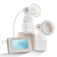 Breast Pump, Single/Double Adjustable Electric Breast Pumps, 4 Modes 9/15 Lev