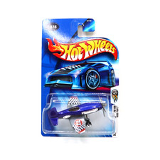 2004 Hot Wheels #76 First Editions MAD PROPZ Blue Gray Variant w/ Chrome MW 5Sp