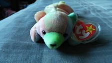 Ty Beanie Babies Sammy The Tie-Dye Bear Retired 1999 PE Pellets Mint Condition