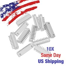 JST XH2.54mm 10 Pin Right Angle Wire Cable Connector Header Male PCB 10PCS USA 