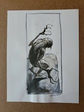 JG JONES Original Tolkien LOTR Ent on a CLIFF 8.5" x 11" (Y The Last Man Wanted) | eBay US (Buy It Now)