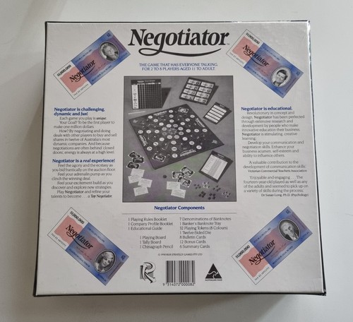 Negotiator 1990 R&R Strategy gaming board game brand new - Picture 4 of 7