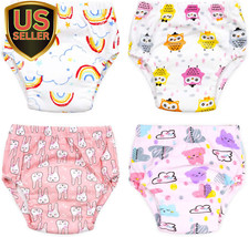 Potty Girls 2T,3T,4T,Toddler Training Underwear for Baby Girls 4 Pack
