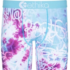 ETHIKA MENS STAPLE UNDERWEAR BOXER DYE GRAF MULTI COLOR