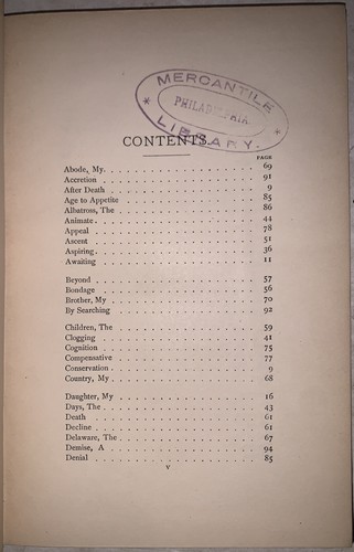 PRESENTATION COPY, 1886, 1st Ed, POEMS, by WILLIAM H. SAMUEL, POETRY - Picture 8 of 12