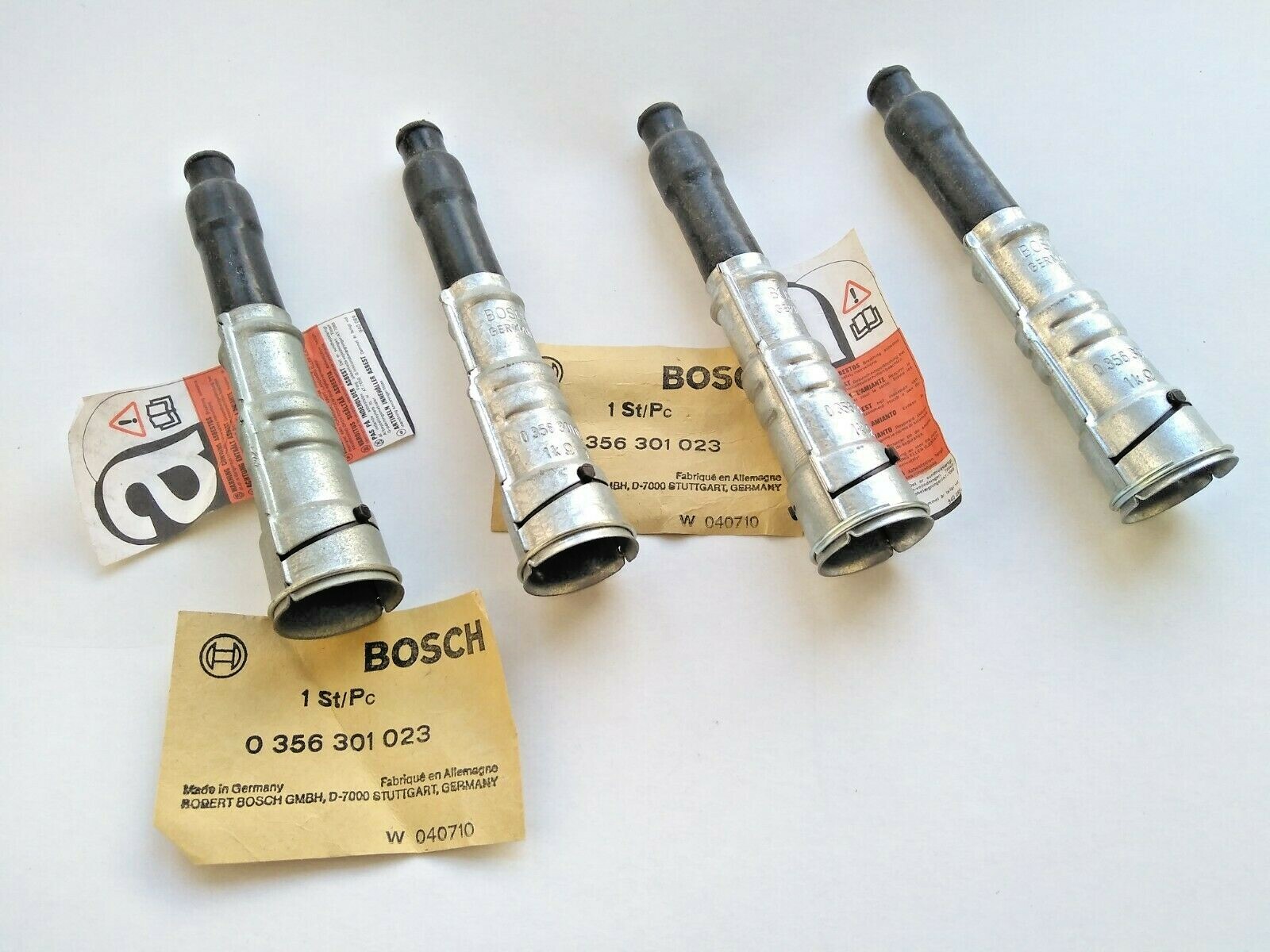 MERCEDES W123 W460 BOSCH SPARK PLUG Connector SUPPRESSOR  4 PCS  0 356 301 023