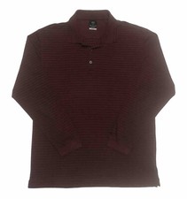 EUC Men’s Nike Golf Dri Fit Striped Stretch L/S Polo Shirt Size M