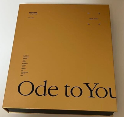 SEVENTEEN WORLD TOUR ODE TO YOU IN SEOUL Blu-ray photobook