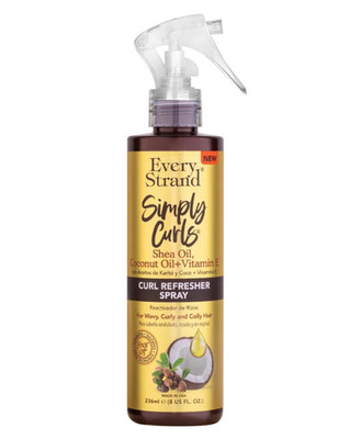 Every Strand Simply Curls Shea & Coconut Oil Vitamin E Curl Refresher Spray 8oz