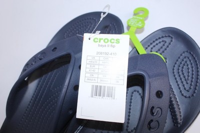 Crocs Men’s Baya Blue Rubber Flip Flops Sandals Size 8 Amazon.com: Crocs Unisex Adult Baya Clog, Navy, 11 UK  main image 4