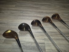 Vintage Toney Penna Persimmon Wood Golf Club Lot TP1X Mod 12 Middle Ground 1