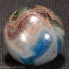 D.A.S. UV LUTZ FRITTY STARGAZER Swirl Marble 23/32 Mint Hawkeyespicks sg — photo 7