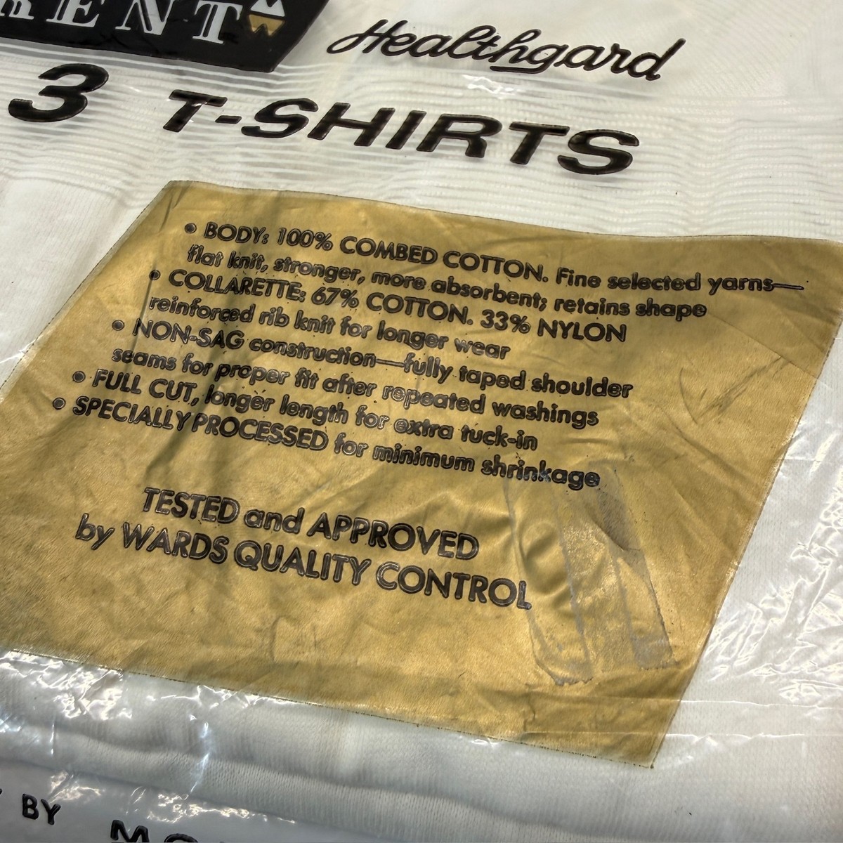 Vintage Montgomery Ward Golden Brent T-Shirts Men Small (34-36 