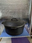 Vintage Wagner Ware Sidney -O- Cast Iron Dutch Oven #8 with Self-Basting Lid