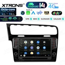 Autoradio Android 4/64gb Golf 7 2013-2017 Stereo Auto Navi GPS DAB+ Integrata - Miniatura 1