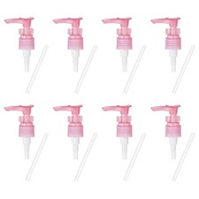 8Set Soap Pump Replacement Dispenser for Standard 20/410 Lid Top Size Pink