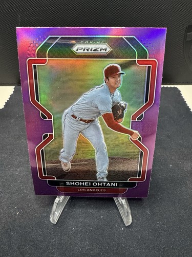 Panini 2022 Prizm Baseball Shohei Ohtani #41 Purple Ref Prizm Angels Dodgers MLB