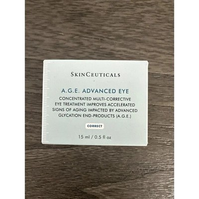 SkinCeuticals A.G.E. Advanced Eye Treatment 0.5oz/15ml NEW SEALED BOX