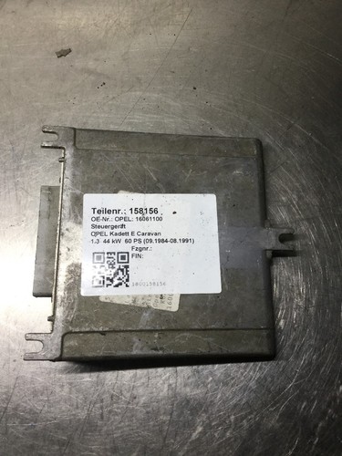 158156 Steuergerät OPEL Kadett E Caravan 16061100 1.3