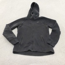 Nike Tech Fleece Full Zip Hoodie Black Womens Small Windrunner Zip Up Jacket