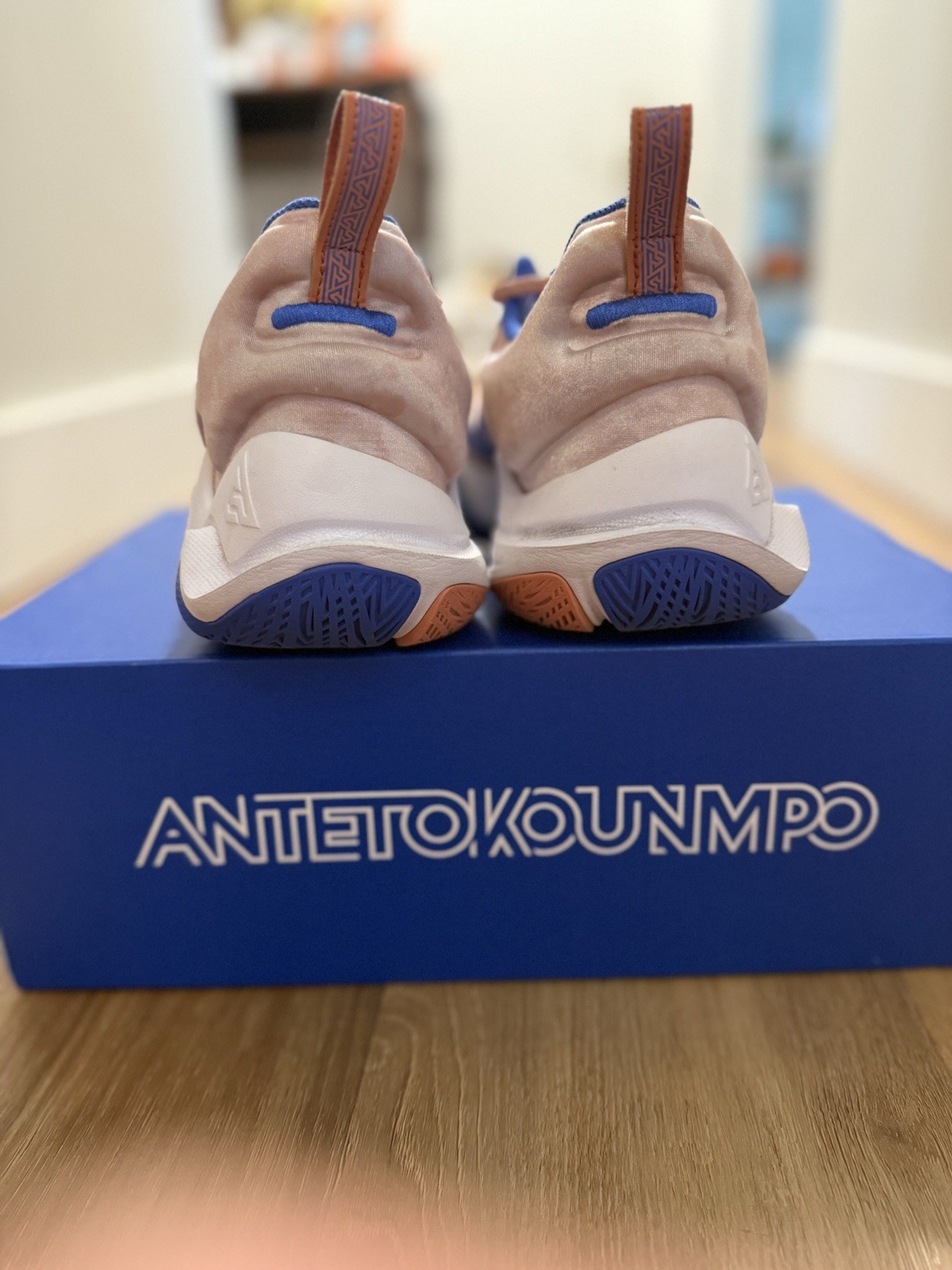 SAOLA Sneakers Nike Giannis Immortality arancione artico blu medio CZ4099 800 taglia 12