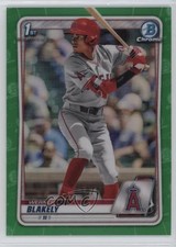 2020 Bowman Draft Chrome Green Refractor 18/99 Werner Blakely #BD-128 k6j