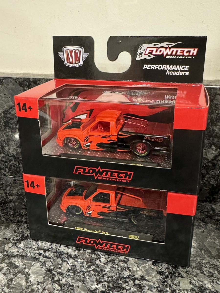Lot of 2- Chase M2 Machines Flowtech 1995 Chevrolet S10 1/750 +