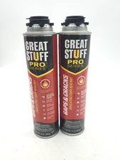 Great Stuff Gaps & Cracks Orange Polyurethane Insulating Foam Sealant 24 Oz (2)