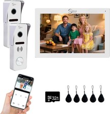 7 Inch Touch Monitor System,TUYA WiFi Smart Home Video Intercom Door Phone Kits