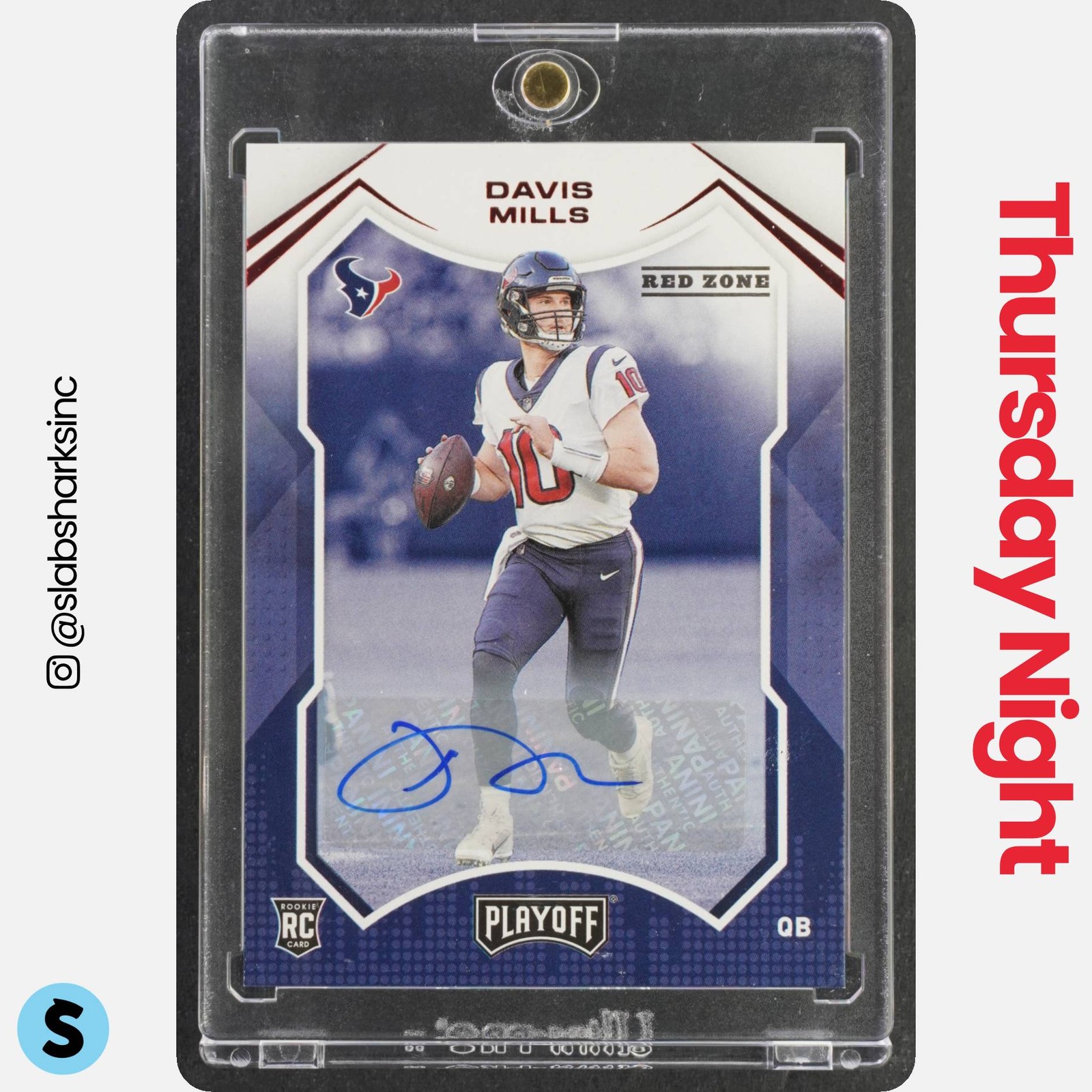 Davis Mills Panini Playoff #223 Autograph
