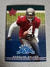 2002 Leaf Rookies & Stars Marquise Walker Rookie Card #240 Tampa Bay Buccaneers. rookie card picture