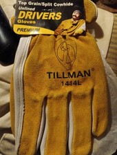 2 pairs Tillman 1350 Cowhide MIG Welding Gloves Medium