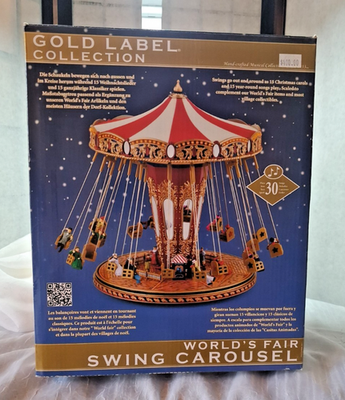 WORLD'S FAIR CAROUSEL ゴールドレーベルコレクション WORLD'S FAIR SWING CAROUSEL MR CHRISTMAS GOLD LABEL COLLECTION