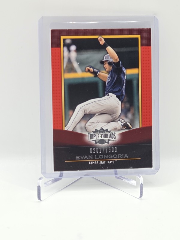 2011 Topps Triple Threads #23 Evan Longoria Tampa Bay Rays /1500