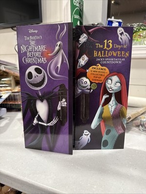 Disney Tim Burton's The Nightmare Before Christmas The 13 Days of Halloween Book