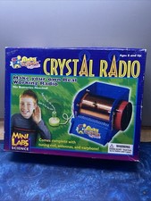 Slinky Science Crystal Radio - New Sealed Vintage - NOS, STEAM, EDUCATIONAL TOY